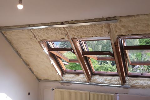 PUR střešní - Půdní vestavba