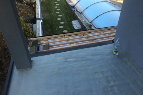 Polyuera na tvrdé pěně - terasa