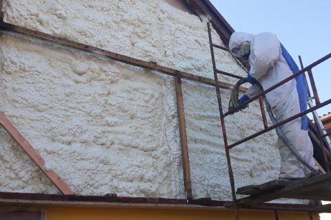 Štít RD - izolace PUR